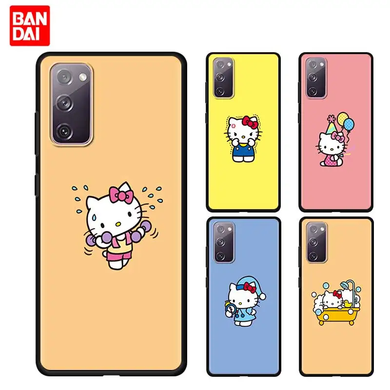 Hello Kitty Small Cute Case for Samsung Galaxy Note 20 10 9 8 S21 S20 FE Plus Ultra Lite 4G 5G Cover Capinha Black Silicone
Hello Kitty Small Cute Case for Samsung Galaxy Note 20 10 9 8 S21 S20 FE Plus Ultra Lite 4G 5G Cover Capinha Black Silicone