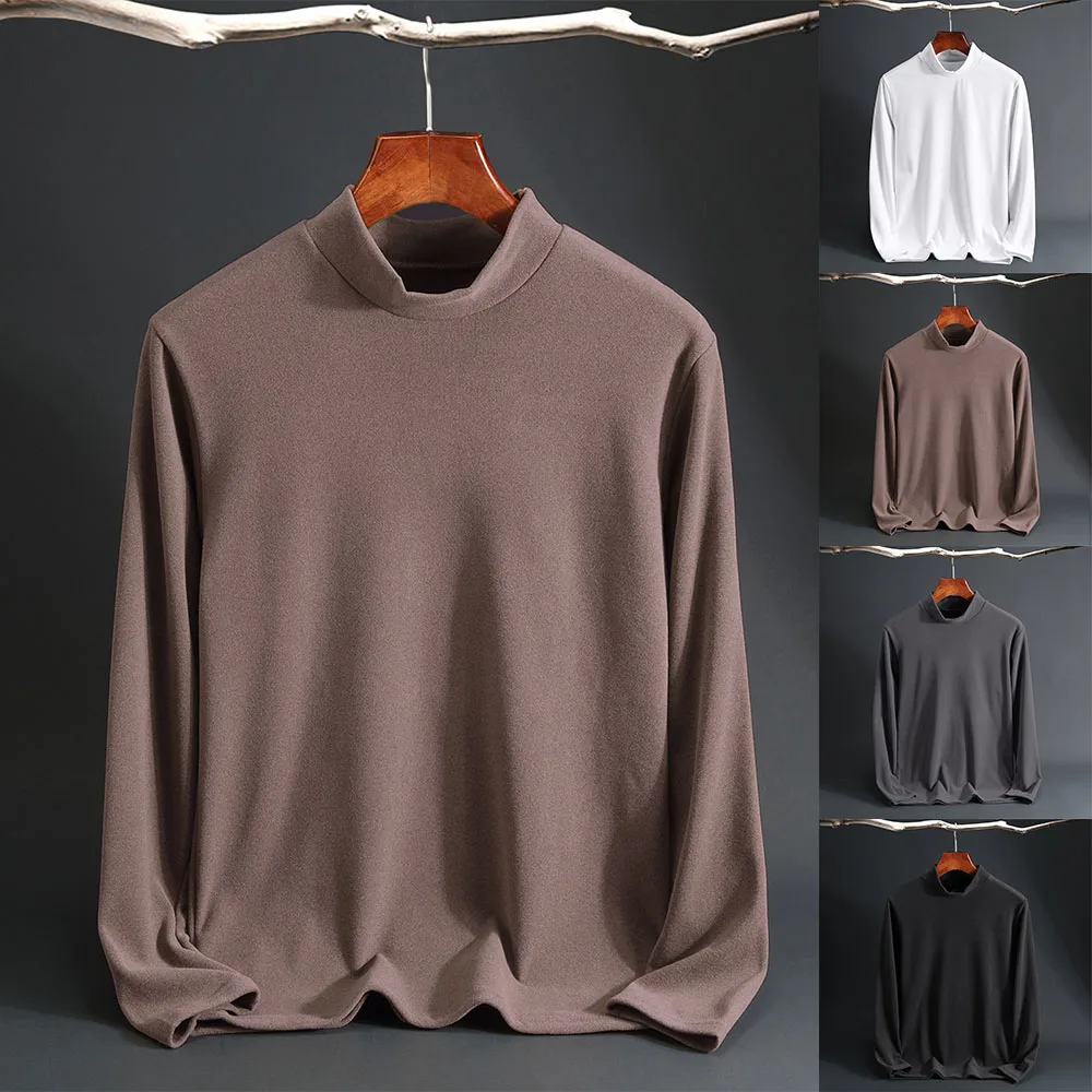 Mens Casual Winter Half High Collar Thermal Underwear Tops Men's Comfy Top Long Sleeve T Shirt Plus Size Mens Thermal Blouse
Mens Casual Winter Half High Collar Thermal Underwear Tops Men's Comfy Top Long Sleeve T Shirt Plus Size Mens Thermal Blouse