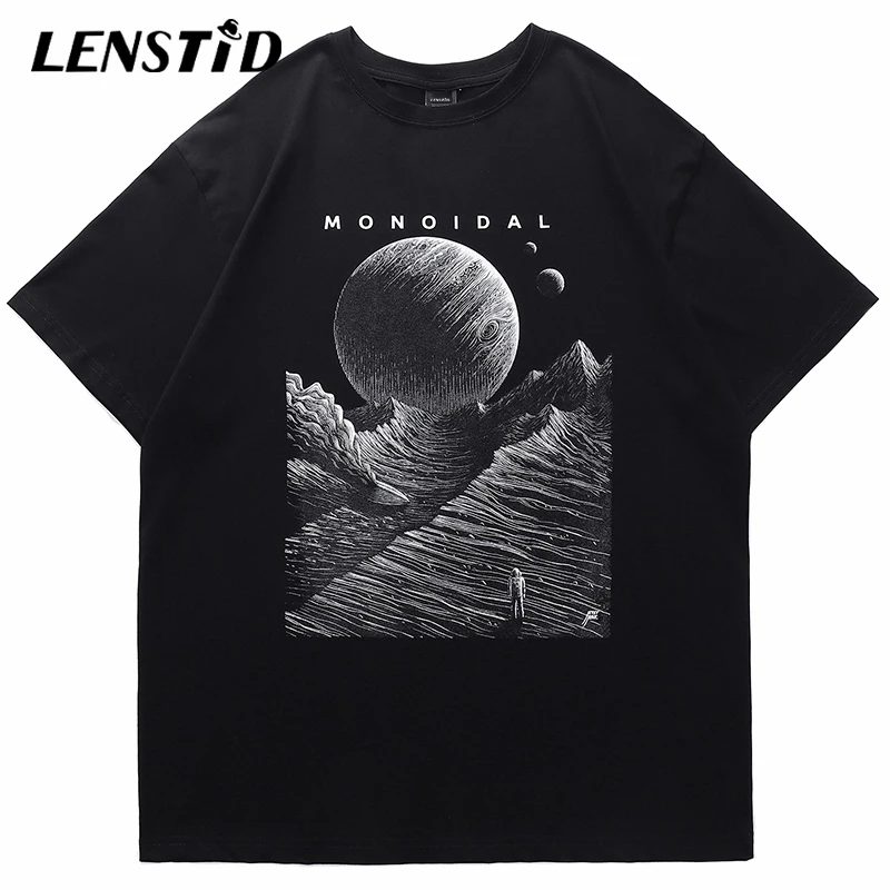 Футболка LENSTID мужская с коротким рукавом, повседневная тенниска из хлопка в стиле хип-хоп, с моноидальным функциональным принтом, уличная од...
Футболка LENSTID мужская с коротким рукавом, повседневная тенниска из хлопка в стиле хип-хоп, с моноидальным функциональным принтом, уличная од...