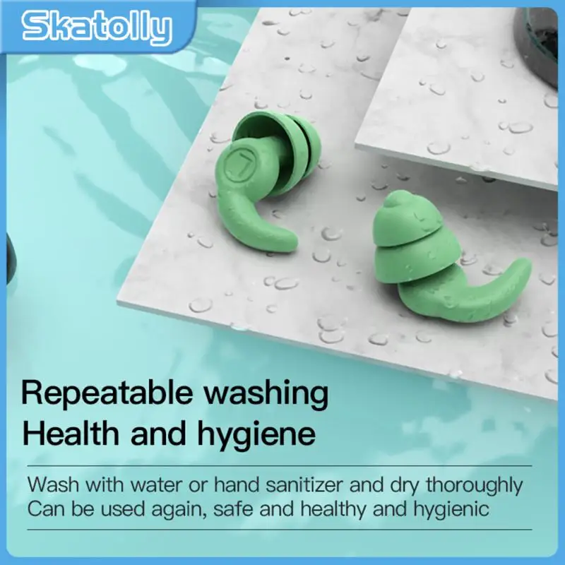 Dust Proof Swimming Swimming Accessories Sports Earplugs Diving Accessories Silicone Ear Plugs Waterproof 
Dust Proof Swimming Swimming Accessories Sports Earplugs Diving Accessories Silicone Ear Plugs Waterproof