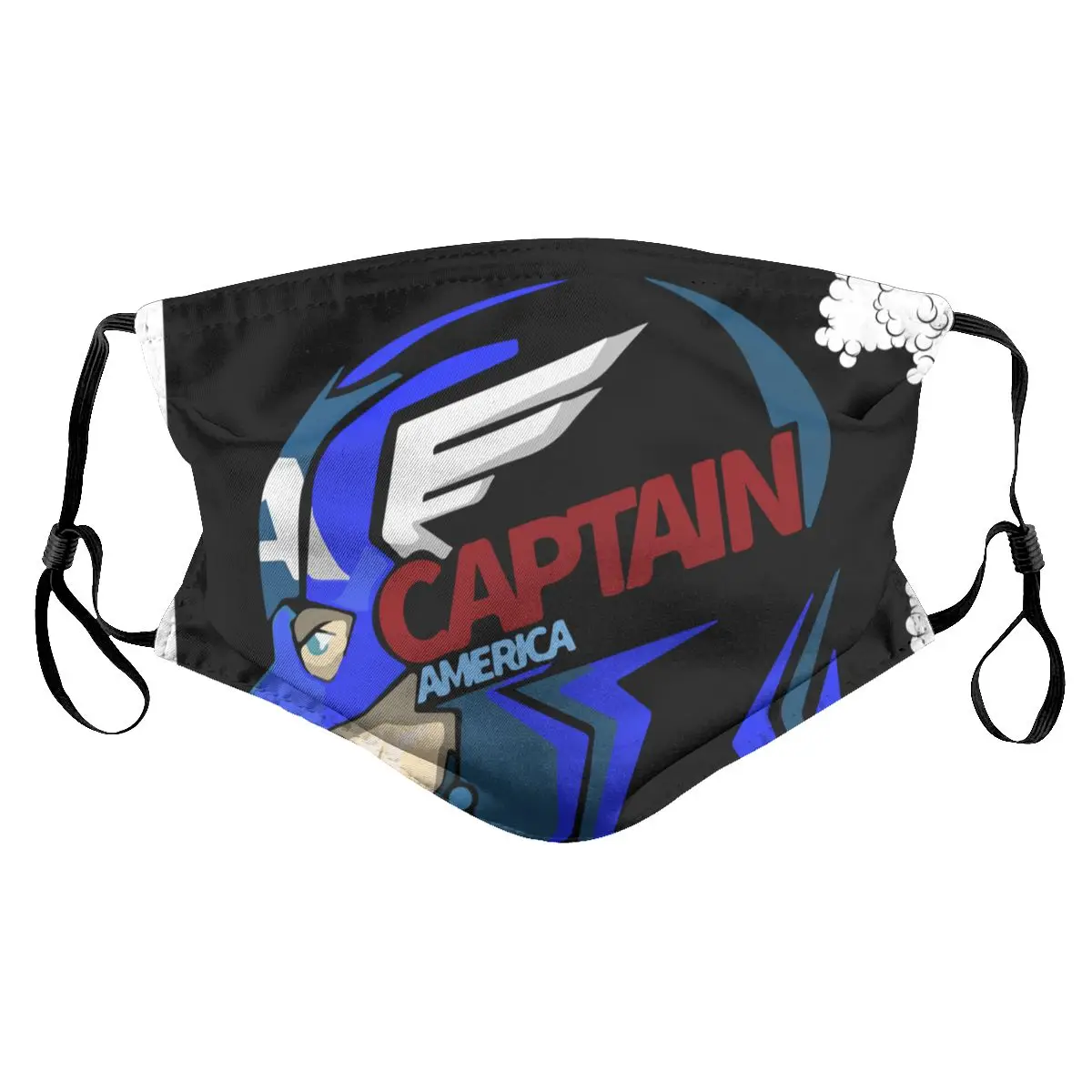 Cartoon Black Mask Polyester Cartoon Folding Dust Mask Printing Men's Women's Breathable Anti-Smog Shield Face Mask Respirator M
Cartoon Black Mask Polyester Cartoon Folding Dust Mask Printing Men's Women's Breathable Anti-Smog Shield Face Mask Respirator M