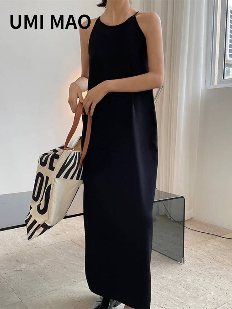 UMI MAO Harajuku Summer New French Elegant Temperament Knitted Suspender Dress Straight Tube Slim Vest Long Skirt Women Femme
UMI MAO Harajuku Summer New French Elegant Temperament Knitted Suspender Dress Straight Tube Slim Vest Long Skirt Women Femme