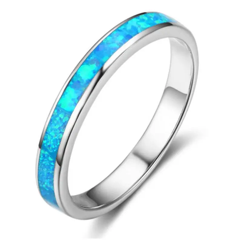 Milangirl Ocean Blue Fire Opal Couples Rings Plated Lovers Ring Minimalist Simple Fashion Jewelry s Women Men
Milangirl Ocean Blue Fire Opal Couples Rings Plated Lovers Ring Minimalist Simple Fashion Jewelry s Women Men