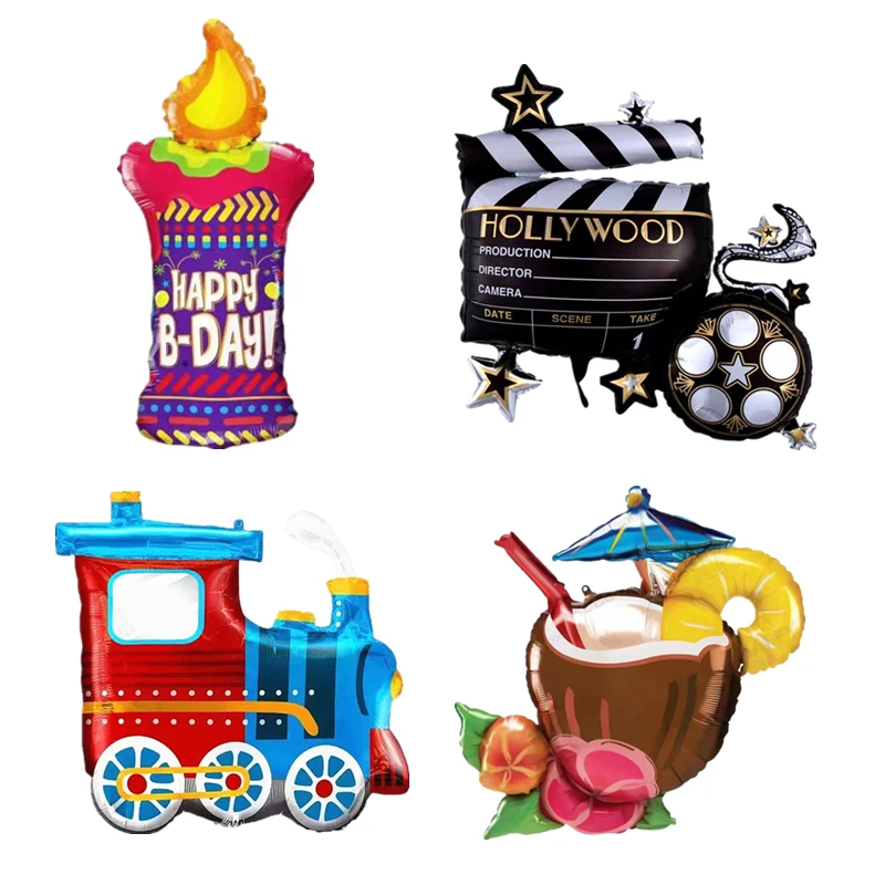 New candle locomotive camera aluminum film balloon beach party Hawaii juice friends party decoration balloons baby show birthday
New candle locomotive camera aluminum film balloon beach party Hawaii juice friends party decoration balloons baby show birthday