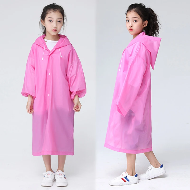 Fashion EVA Children Raincoat Thickened Waterproof Rain Coat Kids Clear Transparent Tour Waterproof Rainwear Suit
Fashion EVA Children Raincoat Thickened Waterproof Rain Coat Kids Clear Transparent Tour Waterproof Rainwear Suit