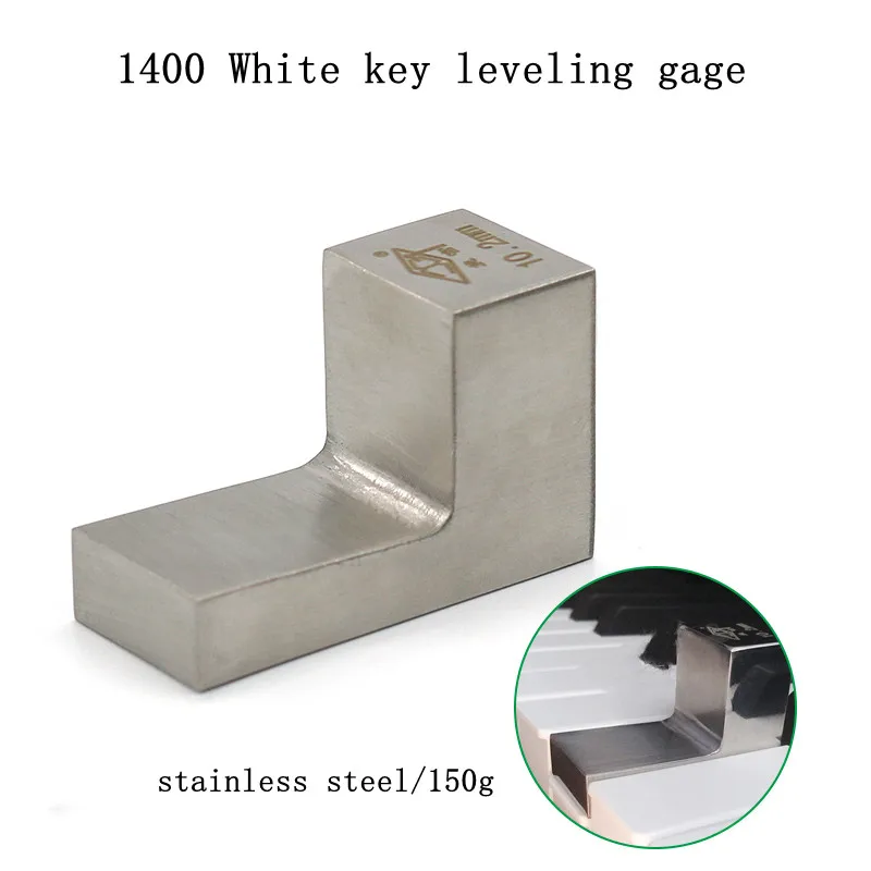 Piano Repair Tuning Tool String Equalizer, Measure Flatness 1400 White Key Leveler (Stainless Steel / Weight 150g)
Piano Repair Tuning Tool String Equalizer, Measure Flatness 1400 White Key Leveler (Stainless Steel / Weight 150g)