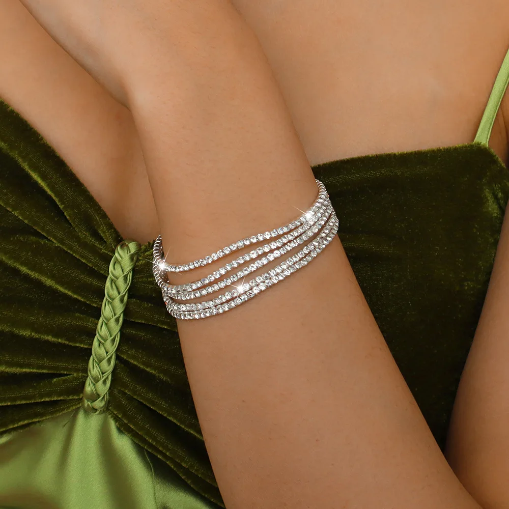 Fashion Charm CZ Tennis Bracelet for Women Crystal Zircon Jewelry Adjustable Gold Silver Color Box Chain Bracelets Wedding Gift
Fashion Charm CZ Tennis Bracelet for Women Crystal Zircon Jewelry Adjustable Gold Silver Color Box Chain Bracelets Wedding Gift