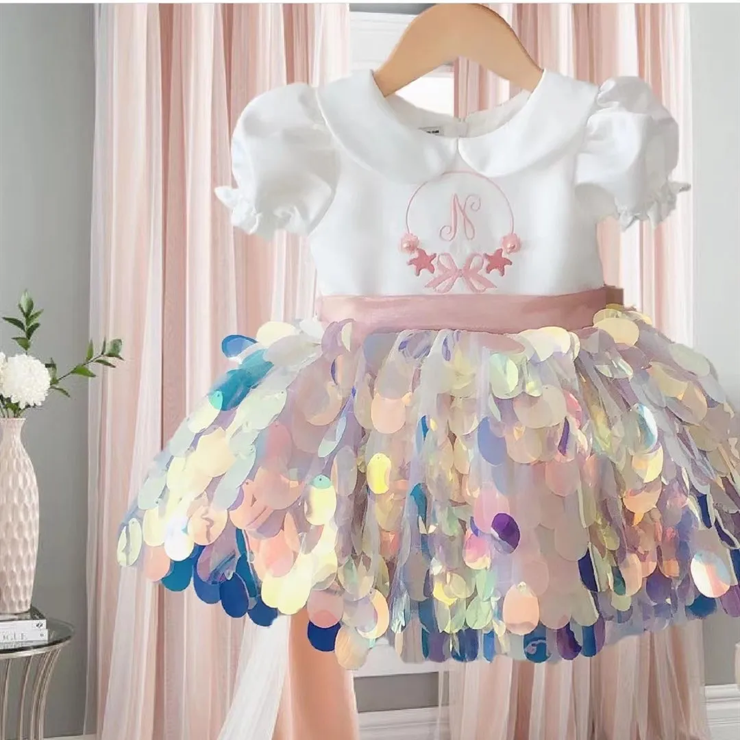 0-8Y Baby Girl Summer Sequins Embroidery Turkish Vintage Lolita Princess Ball Gown Dress for Birthday Holiday Casual Eid
0-8Y Baby Girl Summer Sequins Embroidery Turkish Vintage Lolita Princess Ball Gown Dress for Birthday Holiday Casual Eid