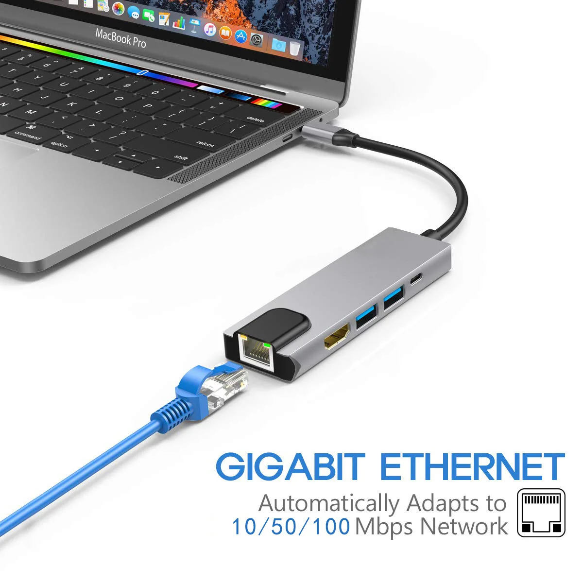 Type-c HUB USB-C To HDMI-Compatible USB3.0 Gigabit LAN Ethernet Docking Station Multi-Function USB C Hub for Macbook Dell
Type-c HUB USB-C To HDMI-Compatible USB3.0 Gigabit LAN Ethernet Docking Station Multi-Function USB C Hub for Macbook Dell