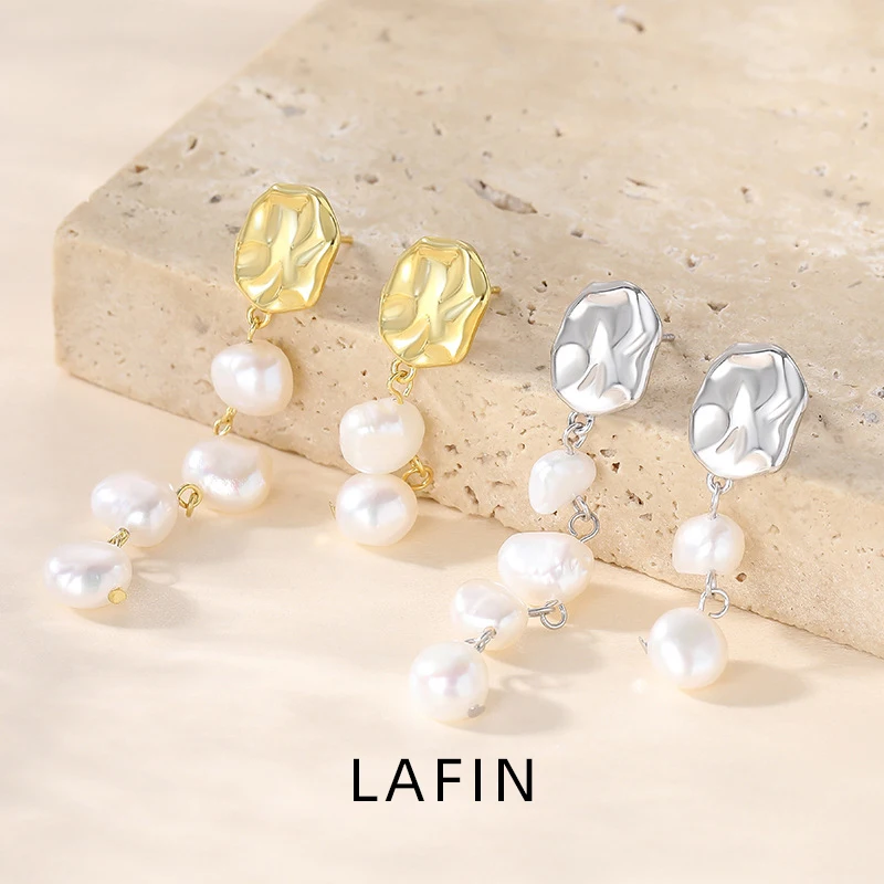 LAFIN Fine Jewelry Pearl Earring Drop for Women Spring Fashion Luxury Silver 925 Best Gift for Girls Anniversary and Birthday
LAFIN Fine Jewelry Pearl Earring Drop for Women Spring Fashion Luxury Silver 925 Best Gift for Girls Anniversary and Birthday