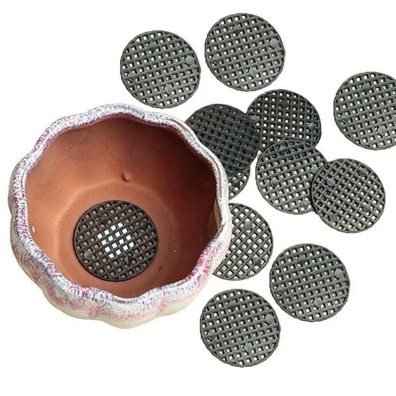 20Pcs Bottom Grid Mat Flowerpot Mesh Pad Hole Mesh Mats Bonsai Basin Bottom Breathable Gasket Garden Accessories 2.5cm-7.5cm
20Pcs Bottom Grid Mat Flowerpot Mesh Pad Hole Mesh Mats Bonsai Basin Bottom Breathable Gasket Garden Accessories 2.5cm-7.5cm