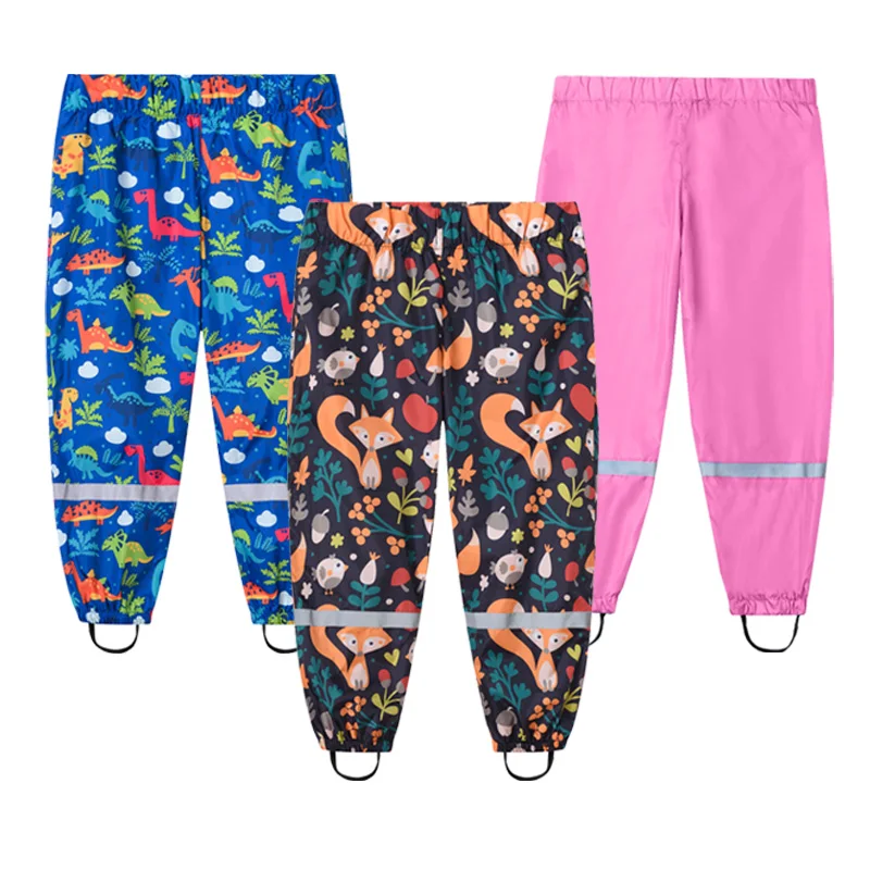 2023 Spring Autumn Girls Pants Kids Waterproof Trousers For Boys Fashion Rain Pants Children Clothing For Girls Pants 2-8 Years 
2023 Spring Autumn Girls Pants Kids Waterproof Trousers For Boys Fashion Rain Pants Children Clothing For Girls Pants 2-8 Years