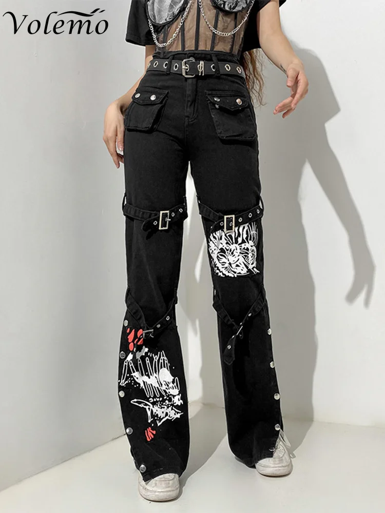 2022 готические брюки-карго Techwear хиппи мешковатые джинсы Mom Goth панк черные джинсовые брюки Cyber Y2k академическая темная одежда
2022 готические брюки-карго Techwear хиппи мешковатые джинсы Mom Goth панк черные джинсовые брюки Cyber Y2k академическая темная одежда