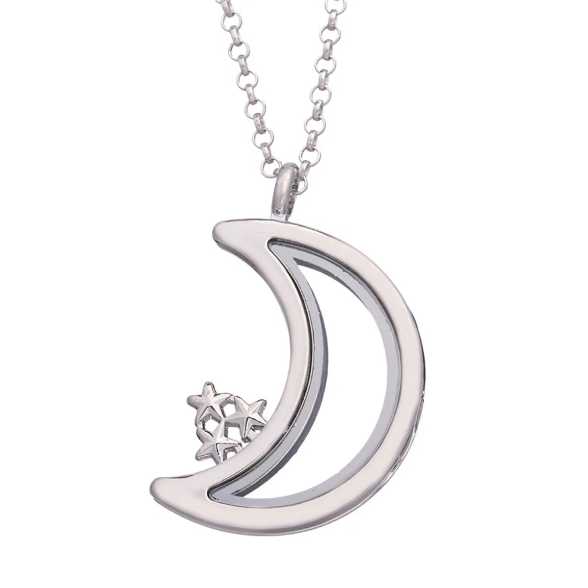 2Pcs Alloy Necklace Rose Gold/Golden/Black/White Glossy Surface Moon&Star Glass Photo Boxes for DIY Jewelry Making Openable
2Pcs Alloy Necklace Rose Gold/Golden/Black/White Glossy Surface Moon&Star Glass Photo Boxes for DIY Jewelry Making Openable