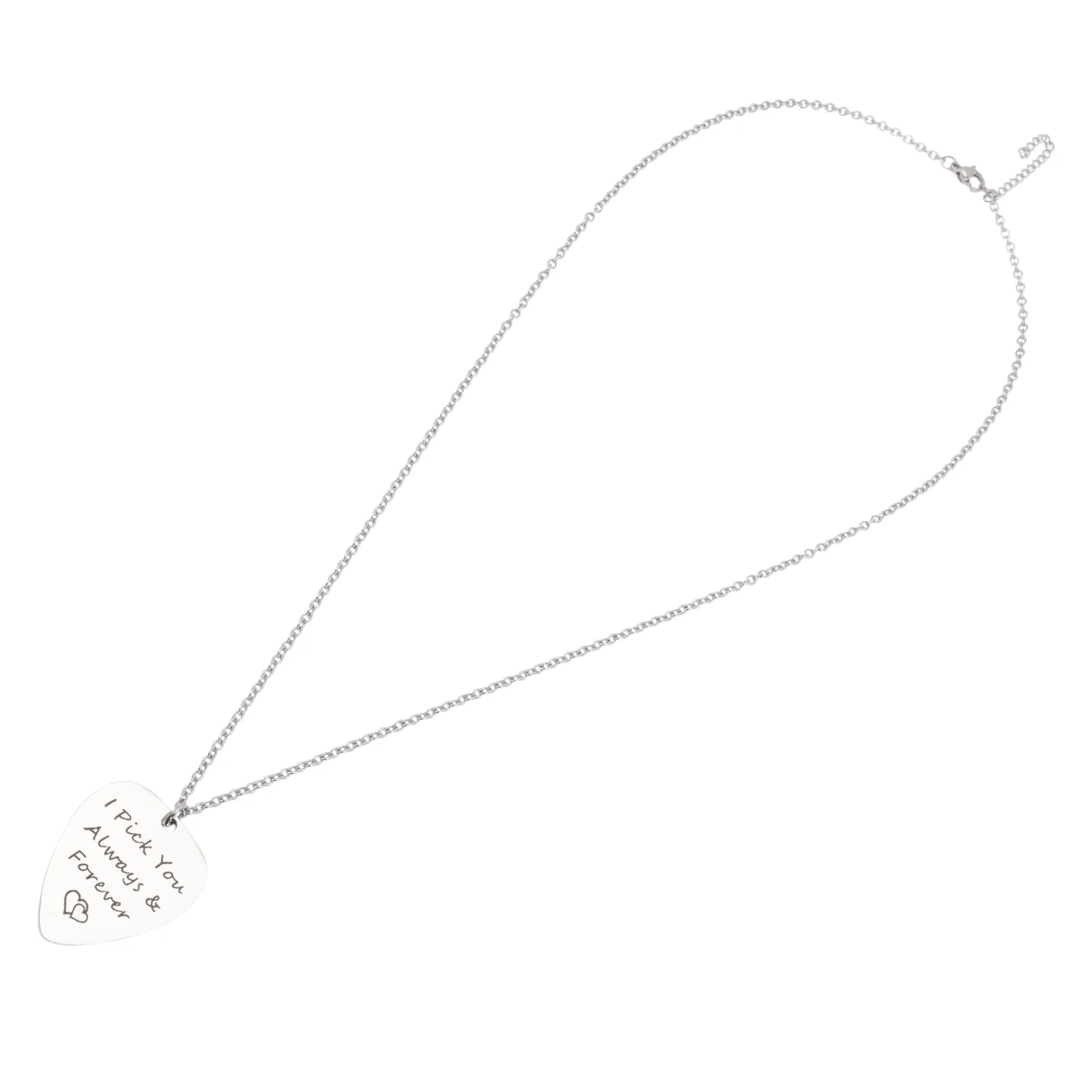 Necklace with Guitar Pick Pendant Bass Pick Necklace Stainless Steel Necklace Guitar Pick Necklace for Playing Gift
Necklace with Guitar Pick Pendant Bass Pick Necklace Stainless Steel Necklace Guitar Pick Necklace for Playing Gift