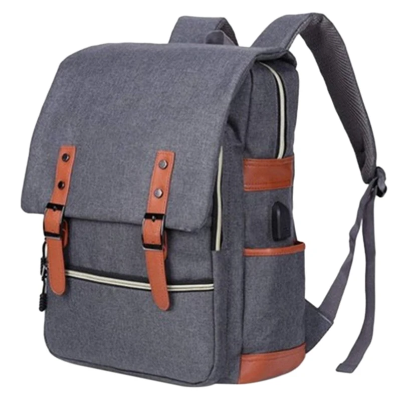 Retro Men's Laptop Backpack, Waterproof School Bag With USB Charging Port, Men's College Backpack
Retro Men's Laptop Backpack, Waterproof School Bag With USB Charging Port, Men's College Backpack