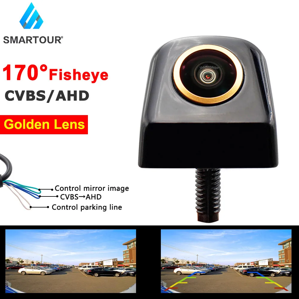 Smartour HD 1080P*720P Night Vision Golden Fisheye Lens Vehicle Reverse Backup Rear View CVBS Camera For Android DVD AHD Monitor
Smartour HD 1080P*720P Night Vision Golden Fisheye Lens Vehicle Reverse Backup Rear View CVBS Camera For Android DVD AHD Monitor