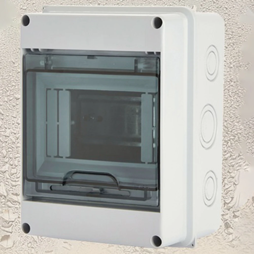 Outdoor Waterproof Distribution Box ABS Surface-Mounted 1Row 5 Modules IP65 Fuse Box 160 X 120 X 93 Mm -20℃~+70℃ Electrical Tool
Outdoor Waterproof Distribution Box ABS Surface-Mounted 1Row 5 Modules IP65 Fuse Box 160 X 120 X 93 Mm -20℃~+70℃ Electrical Tool
