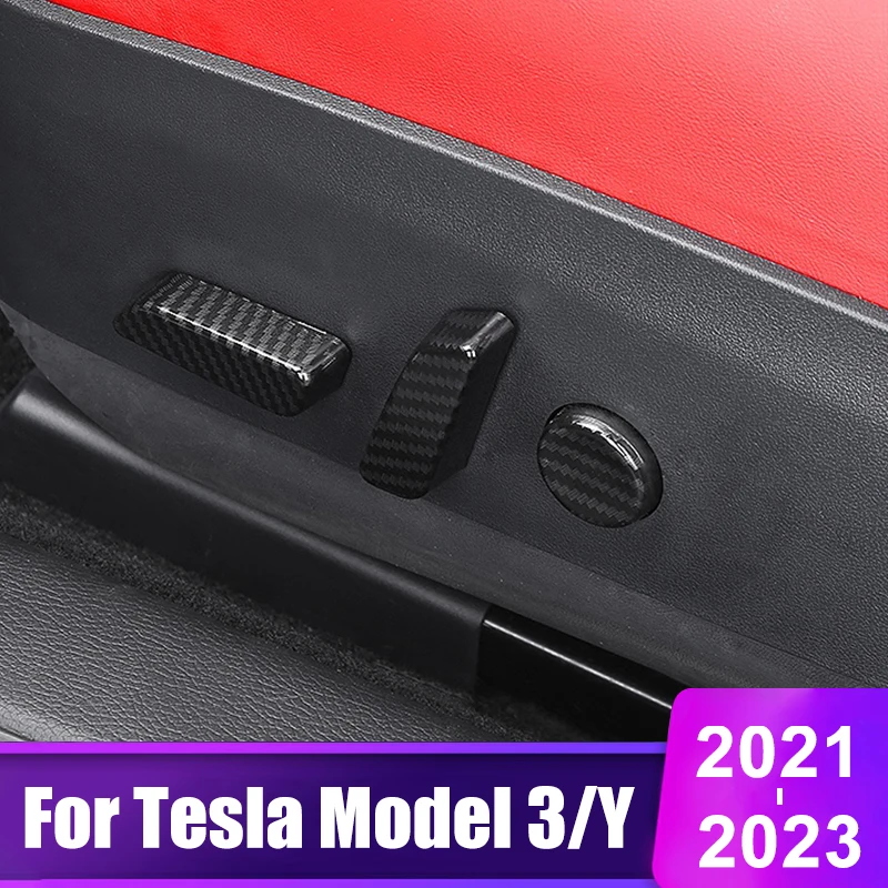 For Tesla Model3 Model 3 Y 2021 2022 2023 ABS Carbon Fiber Car Seat Adjustment Switch Knob Panel Trim Cover Stickers Accessories
For Tesla Model3 Model 3 Y 2021 2022 2023 ABS Carbon Fiber Car Seat Adjustment Switch Knob Panel Trim Cover Stickers Accessories