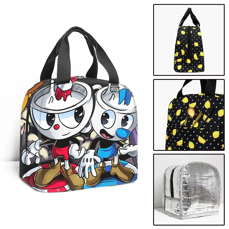 Harajuku Novelty Cool Cuphead 3D Printed Boys/Girls Portable Handbags Ice Bags Lunchbox Thermal insulation Food Lunch Bag
Harajuku Novelty Cool Cuphead 3D Printed Boys/Girls Portable Handbags Ice Bags Lunchbox Thermal insulation Food Lunch Bag