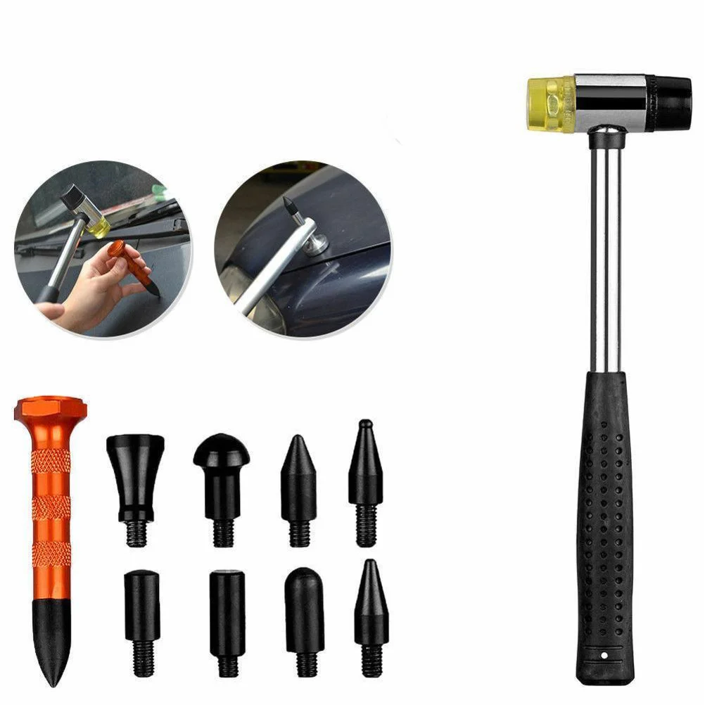 Dent Repair Tool Body Kit Auto Supplies Rubber Hammer Car Mending Stainless Steel
Dent Repair Tool Body Kit Auto Supplies Rubber Hammer Car Mending Stainless Steel