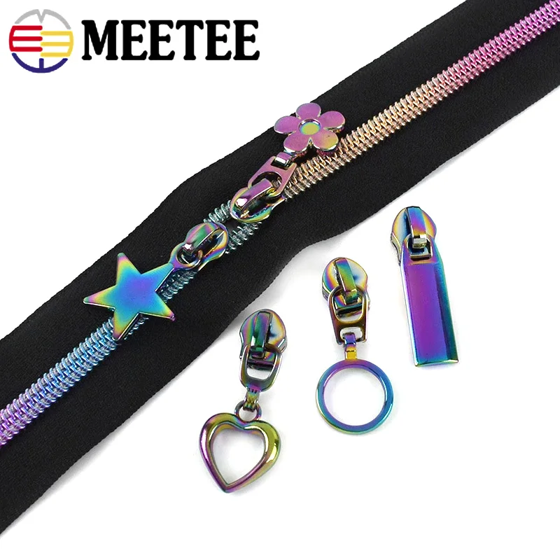 1Meter 5# Nylon Zippers Tape Rainbow Zip Puller Slider Decor Zips Head Backpack Jacket Clothes Sewing Craft Material Accessories
1Meter 5# Nylon Zippers Tape Rainbow Zip Puller Slider Decor Zips Head Backpack Jacket Clothes Sewing Craft Material Accessories