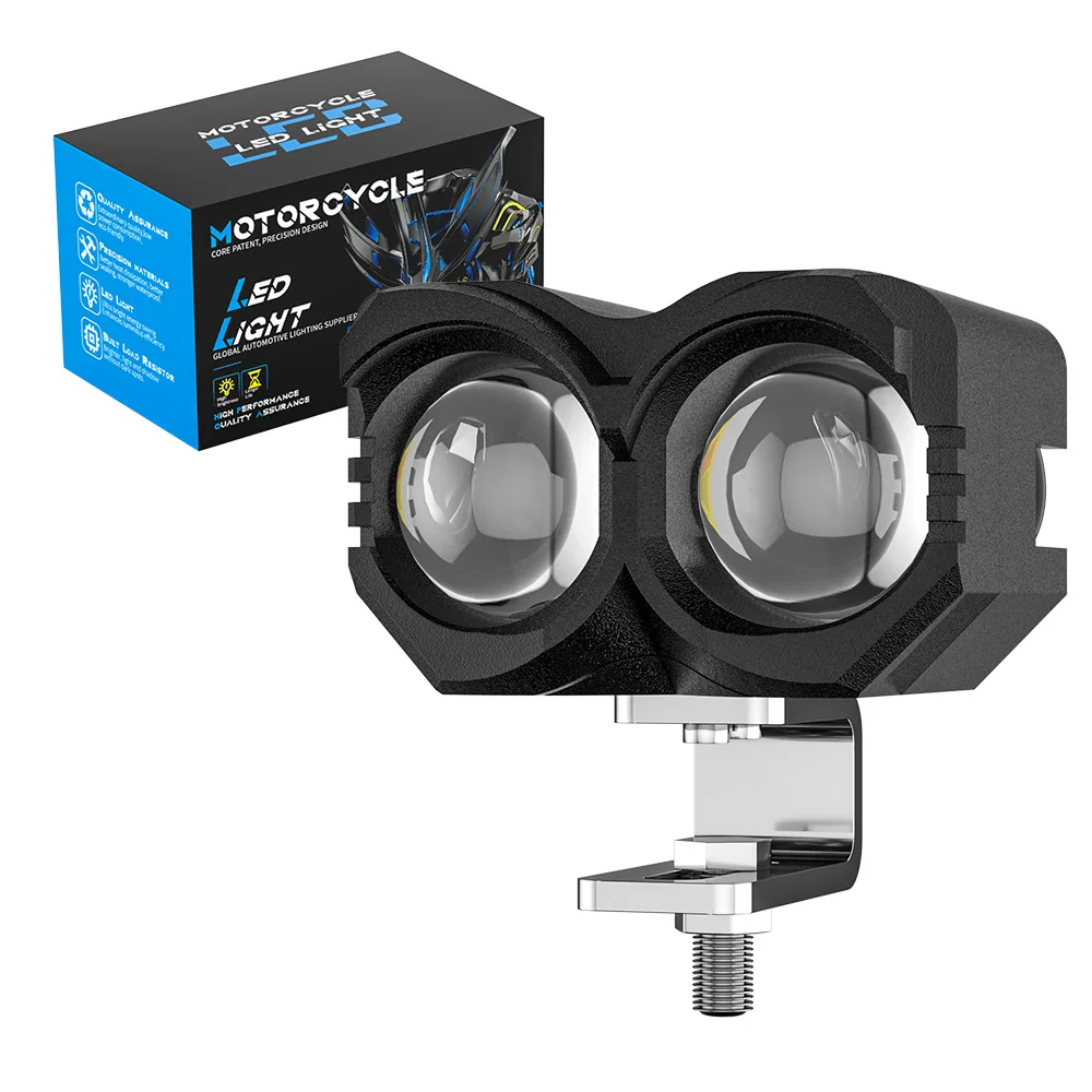 1pcs Motorcycle Spotlight 9-80V Owl Shape 20W Two-color Pedal Electric Vehicle LED Headlight Moto Accessories Spot Light 12v 24v 
1pcs Motorcycle Spotlight 9-80V Owl Shape 20W Two-color Pedal Electric Vehicle LED Headlight Moto Accessories Spot Light 12v 24v
