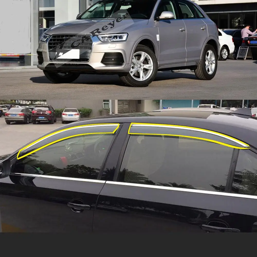 Car Sticker Plastic Window Glass Wind Visor Weather Rain/Sun Guard Vent Protector For AUDI Q3 8U 2010-2018
Car Sticker Plastic Window Glass Wind Visor Weather Rain/Sun Guard Vent Protector For AUDI Q3 8U 2010-2018