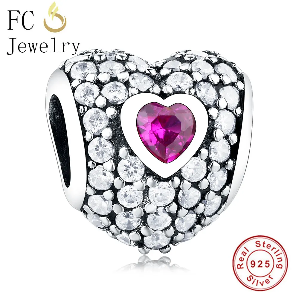 FC Jewelry Fit Original Brand Charms Bracelet 925 Sterling Silver Love Heart & Natural CZ Stone Crystal Beads Making Berloque
FC Jewelry Fit Original Brand Charms Bracelet 925 Sterling Silver Love Heart & Natural CZ Stone Crystal Beads Making Berloque