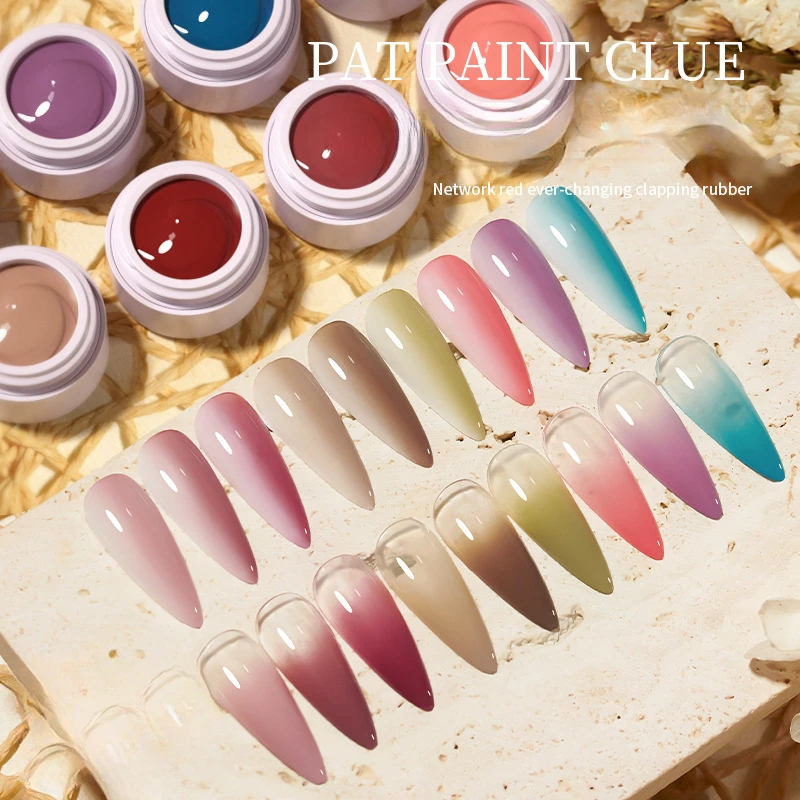 8g Nail Art Patting Glue Nail Polish Durable Patting Color Manicure Painting Glue High Saturation Wash Free Gradable Nail Glue
8g Nail Art Patting Glue Nail Polish Durable Patting Color Manicure Painting Glue High Saturation Wash Free Gradable Nail Glue