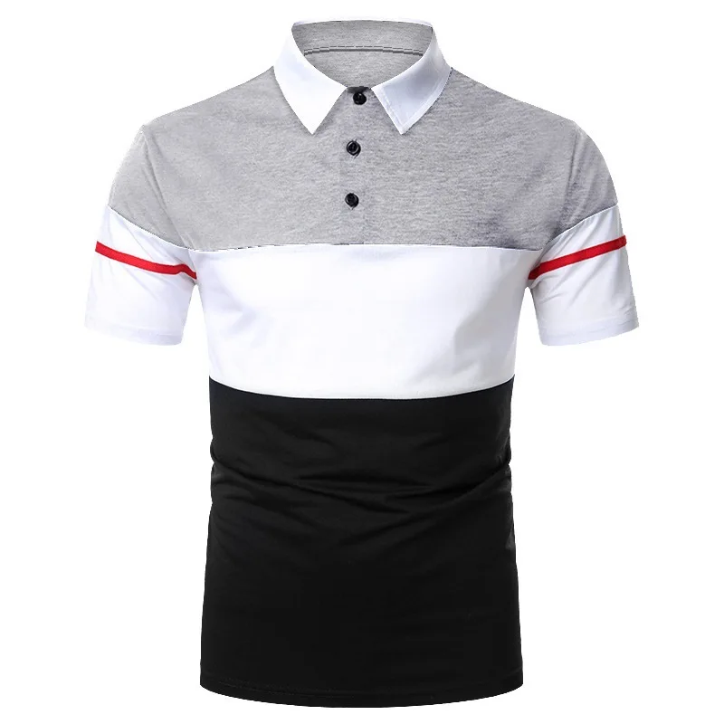 Summer Men's Polo Shirt Short Sleeve Polo T-shirt Patchwork Casual Men Clothing Camisas Para Hombre T Shirts for Men
Summer Men's Polo Shirt Short Sleeve Polo T-shirt Patchwork Casual Men Clothing Camisas Para Hombre T Shirts for Men