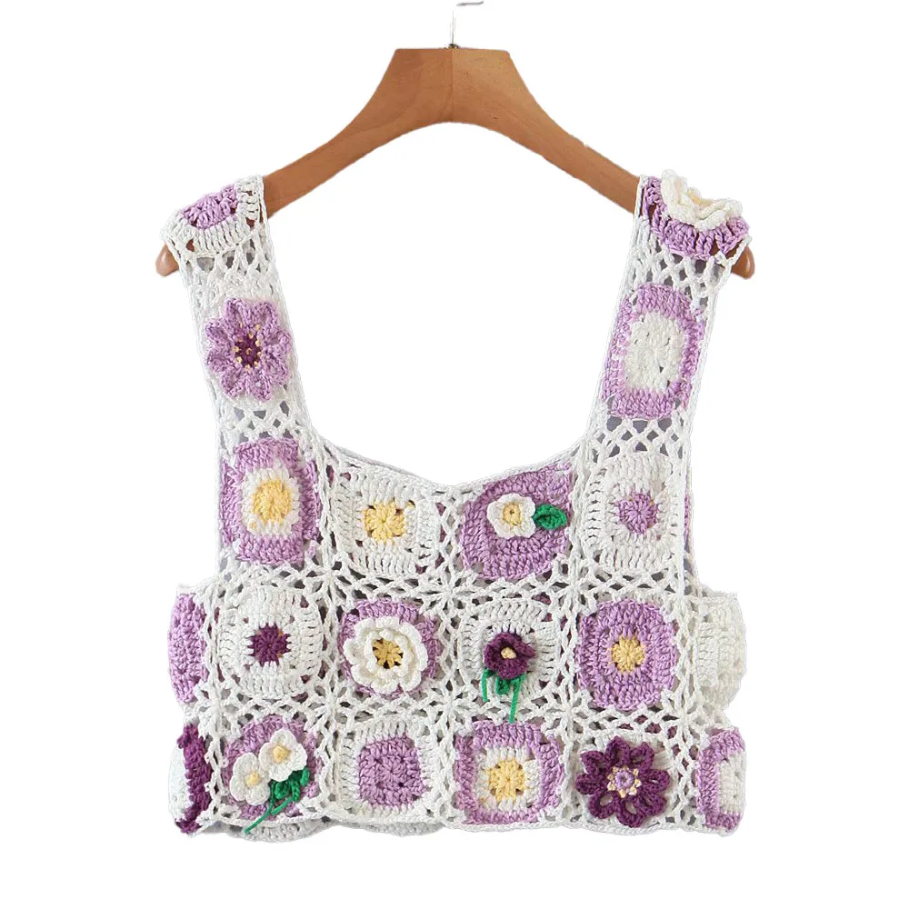 2022 new women's three-dimensional flower full handmade tweed short vest retro sleeveless women's vest jacket chic top
2022 new women's three-dimensional flower full handmade tweed short vest retro sleeveless women's vest jacket chic top