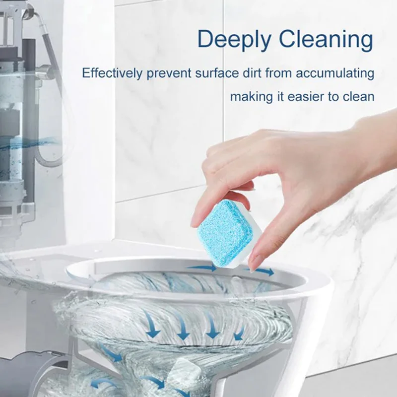 12PCS Toilet Cleaner Effervescent Tablet Washing Machine Cleaning Tool Remover Deodorant Detergent Clean Chemicals Remover
12PCS Toilet Cleaner Effervescent Tablet Washing Machine Cleaning Tool Remover Deodorant Detergent Clean Chemicals Remover
