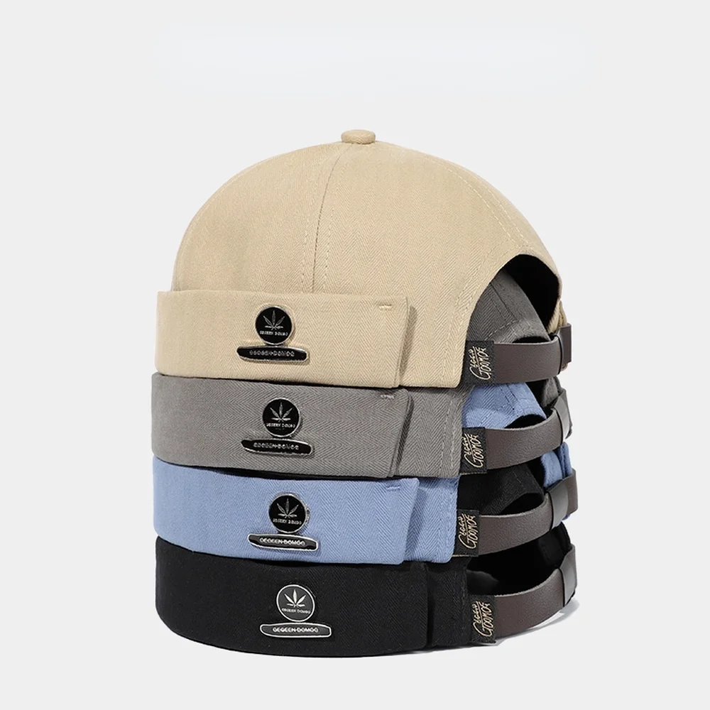 Brimless Baseball hat Hip Hop Golf Cap Maple Leaf Designer Beanie Men Women Hat Dome No Eaves Personality Street Man Melon Hat
Brimless Baseball hat Hip Hop Golf Cap Maple Leaf Designer Beanie Men Women Hat Dome No Eaves Personality Street Man Melon Hat