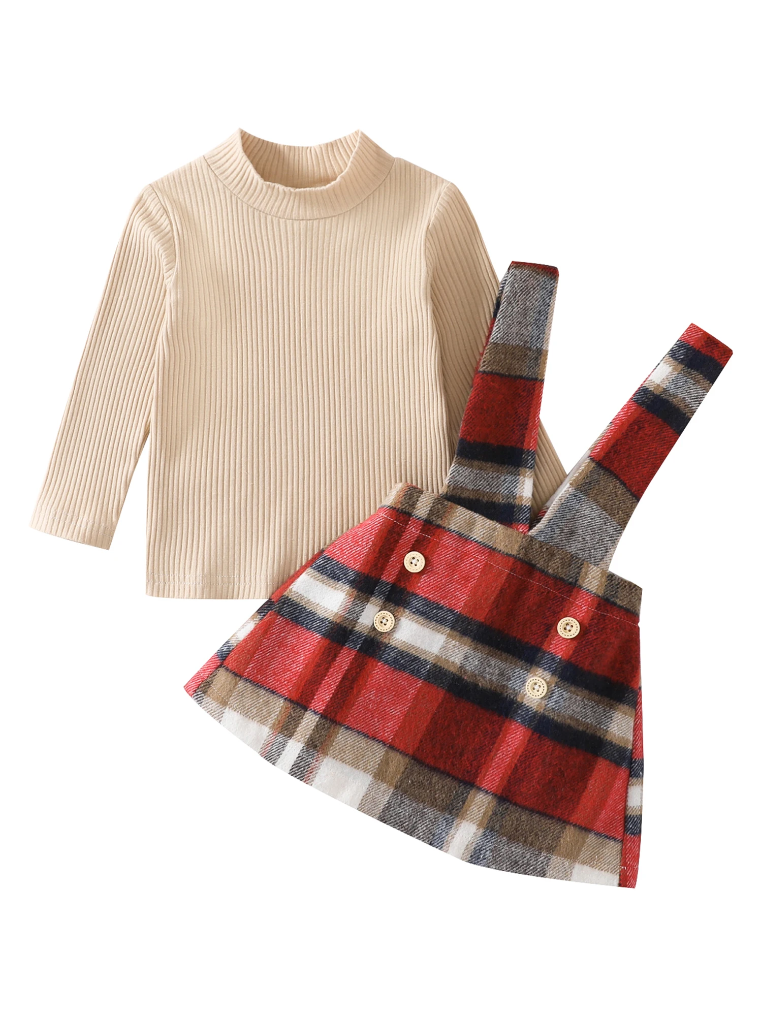 Трикотажный свитер с высоким воротом и длинным рукавом, на подтяжках
Трикотажный свитер с высоким воротом и длинным рукавом, на подтяжках