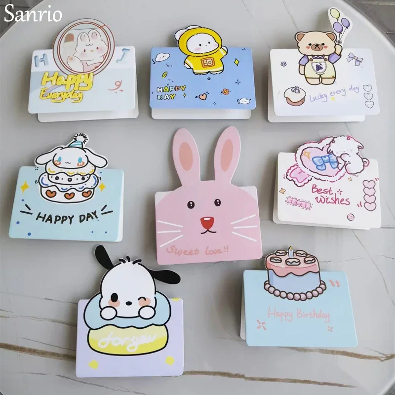 10pcs Sanrio Cinnamoroll Pochacco Cartoon Three-dimensional Small Card Cute Holiday Blessing Card Handwritten Creative Envelope
10pcs Sanrio Cinnamoroll Pochacco Cartoon Three-dimensional Small Card Cute Holiday Blessing Card Handwritten Creative Envelope