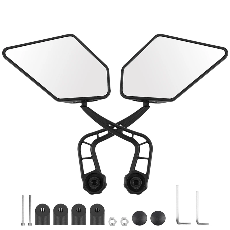 WEST BIKING 1 Pair Bicycle Rear View Mirror Bike Cycling Wide Range Back Sight Reflector Angle Adjustable Left Right Mirrors
WEST BIKING 1 Pair Bicycle Rear View Mirror Bike Cycling Wide Range Back Sight Reflector Angle Adjustable Left Right Mirrors