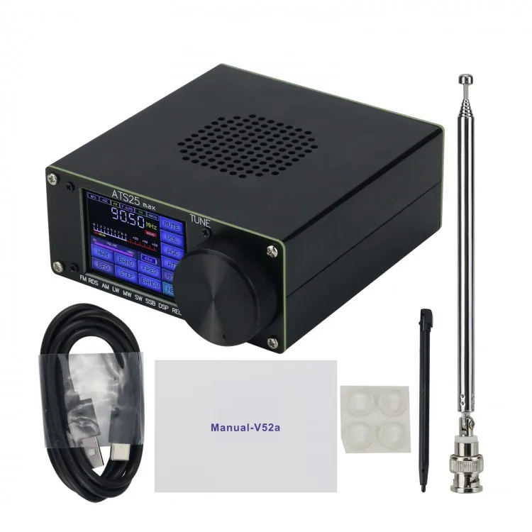 HamGeek ATS25 Max Si4732 All Band Radio Receiver FM RDS AM LW MW SW SSB DSP Receiver w/ 2.4" Touch Screen
HamGeek ATS25 Max Si4732 All Band Radio Receiver FM RDS AM LW MW SW SSB DSP Receiver w/ 2.4" Touch Screen