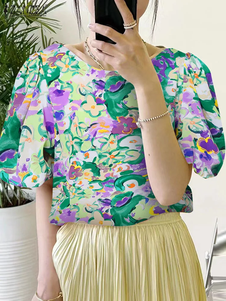 ZANZEA BohemianFloral Printed Blouse Summer Women Short Sleeve Shirt Fashion Beach Blusas Chemise 2023 Party Holiday Tops Tunic
ZANZEA BohemianFloral Printed Blouse Summer Women Short Sleeve Shirt Fashion Beach Blusas Chemise 2023 Party Holiday Tops Tunic