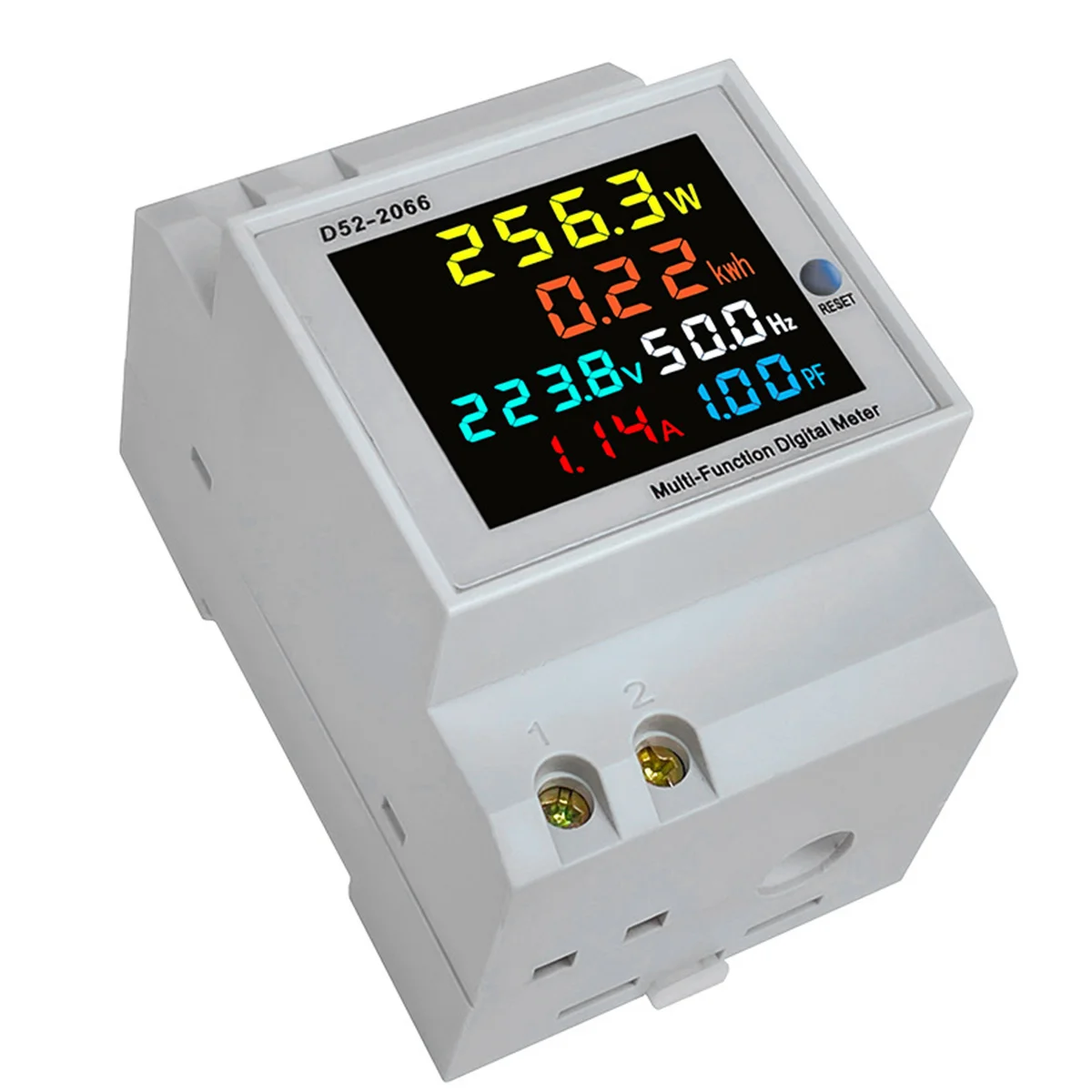 Din Rail AC Monitor 6IN1 40-300V 100A Voltage Current Power Factor Active KWH Electric Energy Frequency Meter VOLT AMP
Din Rail AC Monitor 6IN1 40-300V 100A Voltage Current Power Factor Active KWH Electric Energy Frequency Meter VOLT AMP