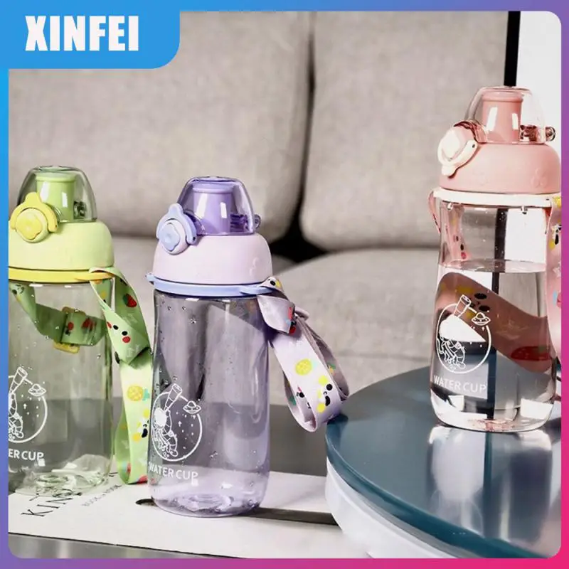 Reusable Water Cup New Water Bottle Portable Cute Sports Water Cup Kitchenware Plastic Baby Cup With Shoulder Strap
Reusable Water Cup New Water Bottle Portable Cute Sports Water Cup Kitchenware Plastic Baby Cup With Shoulder Strap