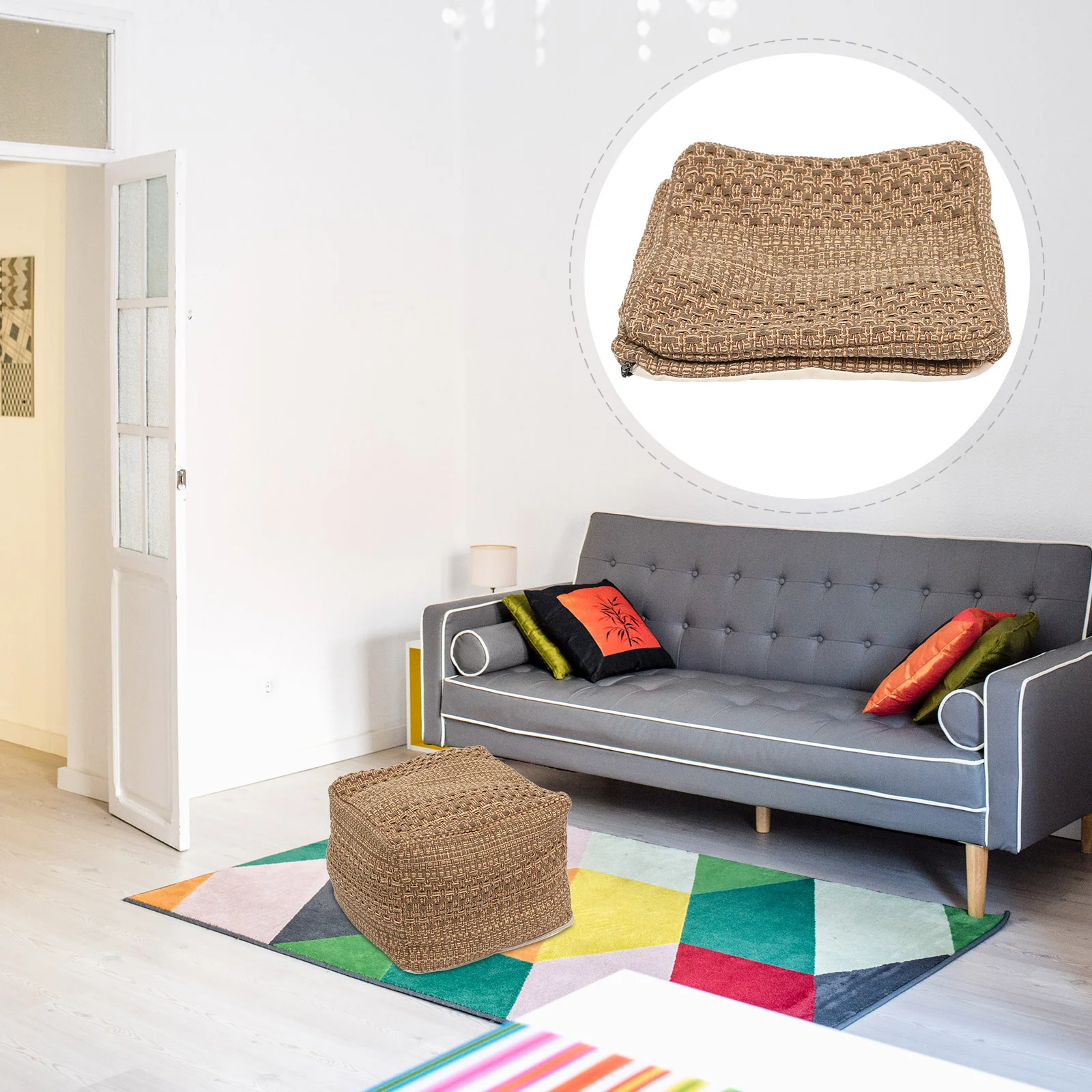 Ottoman Cushion Pillow Floor Pouf Mat Foot Tatami Woven Rest Square Chair Cotton Stool Seats Meditation Seating Linen
Ottoman Cushion Pillow Floor Pouf Mat Foot Tatami Woven Rest Square Chair Cotton Stool Seats Meditation Seating Linen