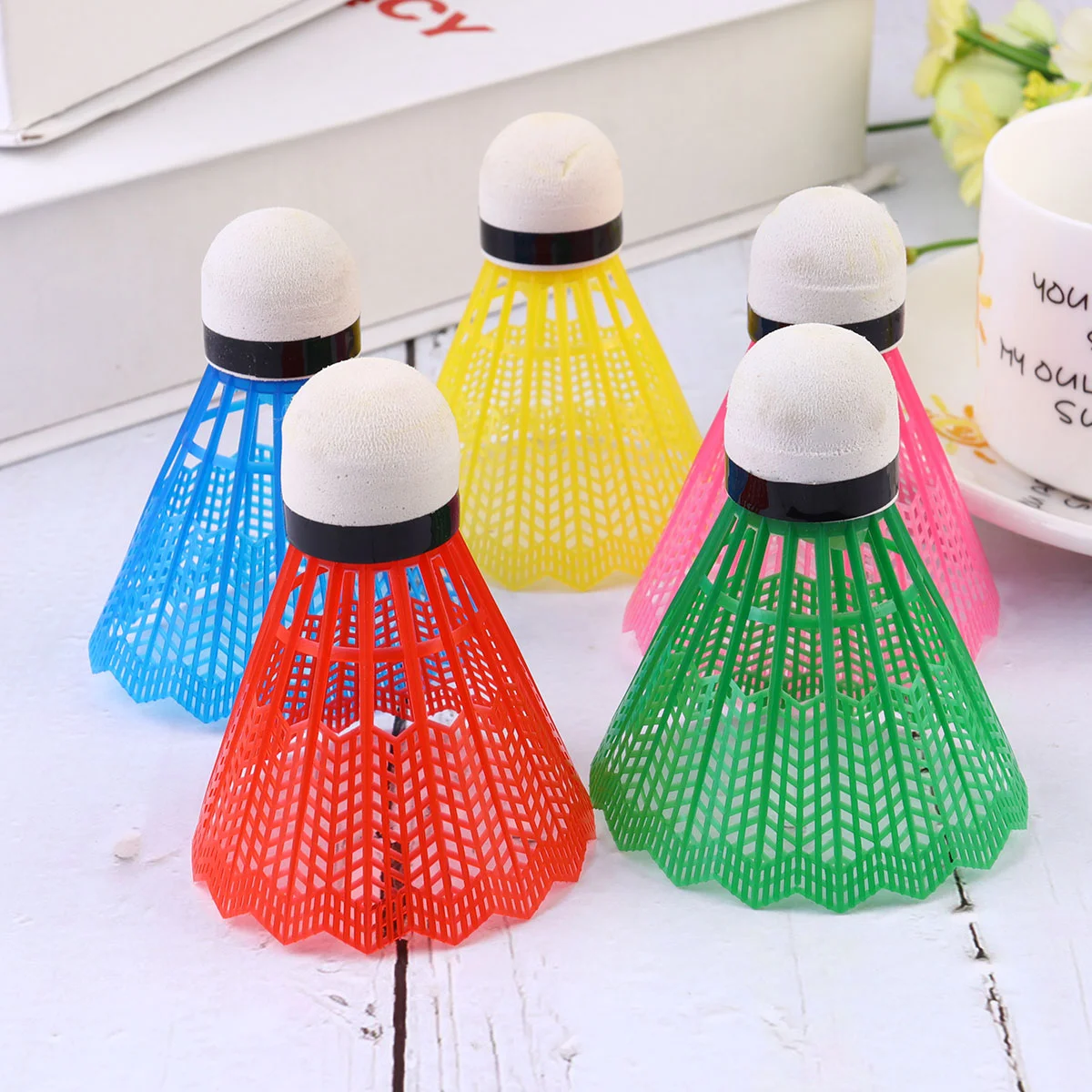 Badminton Shuttlecocks Balloutdoor Shuttlecocksports Colorful Nylon Set Ballsnet Backyard Tennis Racket Kids Equipmentbadmington
Badminton Shuttlecocks Balloutdoor Shuttlecocksports Colorful Nylon Set Ballsnet Backyard Tennis Racket Kids Equipmentbadmington