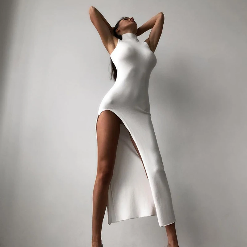 European And American-Style Women's Clothing2022New Fashion High Collar High Waist Sleeveless Slim Fit Slim and Tall Looking Sli
European And American-Style Women's Clothing2022New Fashion High Collar High Waist Sleeveless Slim Fit Slim and Tall Looking Sli