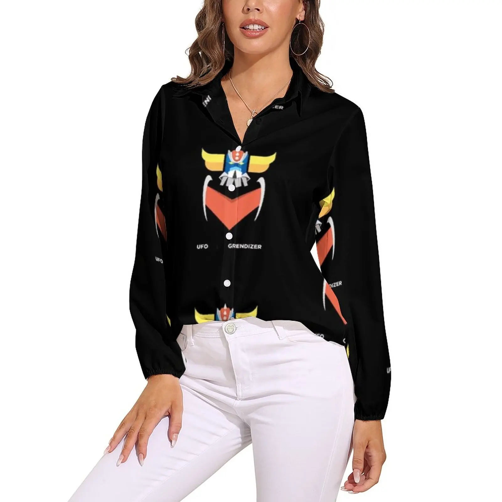 Goldorak Blouse Anime Pullover Sweet Autumn Shirt Female Fashion Top Shirts
Goldorak Blouse Anime Pullover Sweet Autumn Shirt Female Fashion Top Shirts