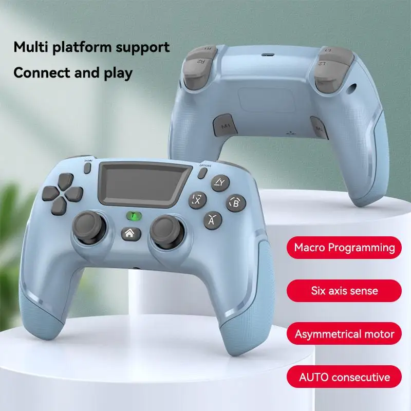 Wireless Bluetooth-compatible Gamepad Vibration 6-axis Console Controller Joystick Compatible For Ps4
Wireless Bluetooth-compatible Gamepad Vibration 6-axis Console Controller Joystick Compatible For Ps4