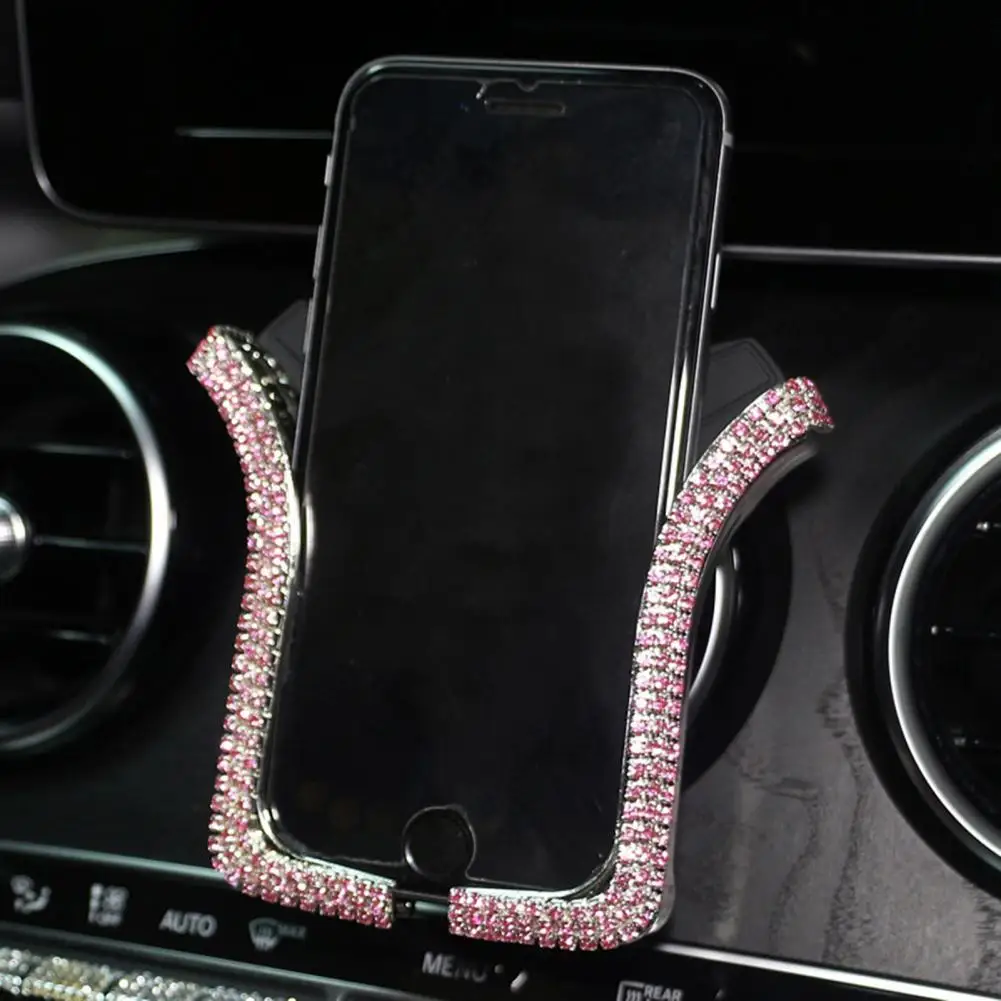 Phone Holder Universal Car Holder Air Vent Mount Clip Holder Car with Crystal Rhinestone Car Cell for iPhone Samsung Car Holder
Phone Holder Universal Car Holder Air Vent Mount Clip Holder Car with Crystal Rhinestone Car Cell for iPhone Samsung Car Holder