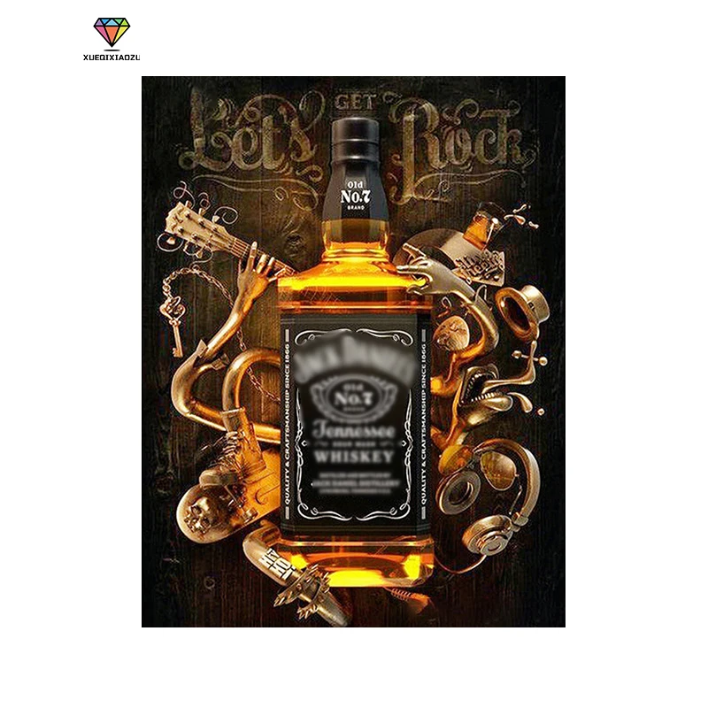 XUEQIXIAOZU Diamond Painting Full Square/round 5D Whiskey Rhinestone Embroidery Mosaic Cross Stitch Personalized Home Decoration
XUEQIXIAOZU Diamond Painting Full Square/round 5D Whiskey Rhinestone Embroidery Mosaic Cross Stitch Personalized Home Decoration