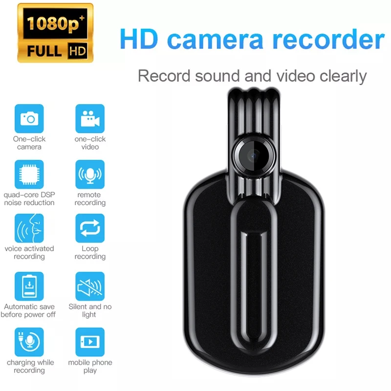 Mini WIFI Camera Surveillance Cams HD Night Vision Security Protection Bodycameras Video Recorder Motion Smart Home Camcorder
Mini WIFI Camera Surveillance Cams HD Night Vision Security Protection Bodycameras Video Recorder Motion Smart Home Camcorder