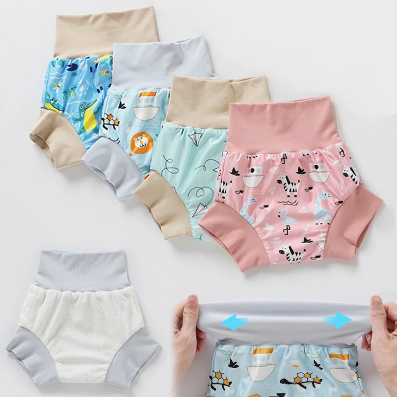 Ecological Children Leakproof Swimming Diapers Newborn Baby High Waist Trunks Cartoon Printed Cloth Diaper For Child
Ecological Children Leakproof Swimming Diapers Newborn Baby High Waist Trunks Cartoon Printed Cloth Diaper For Child